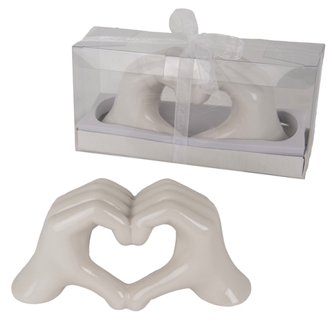 Bomboniere matrimonio Scultura Mani Cuore Grande