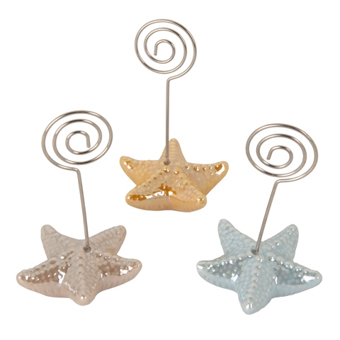 Bomboniere Comunione Stella Marina Clip Tema Mare Colori Assortiti