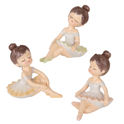 Bomboniere Comunione Ballerina Seduta con Cuore Colori Assortiti