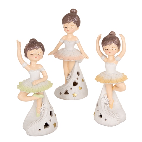 Bomboniere Comunione Ballerina con Cuore Led Colori Assortiti