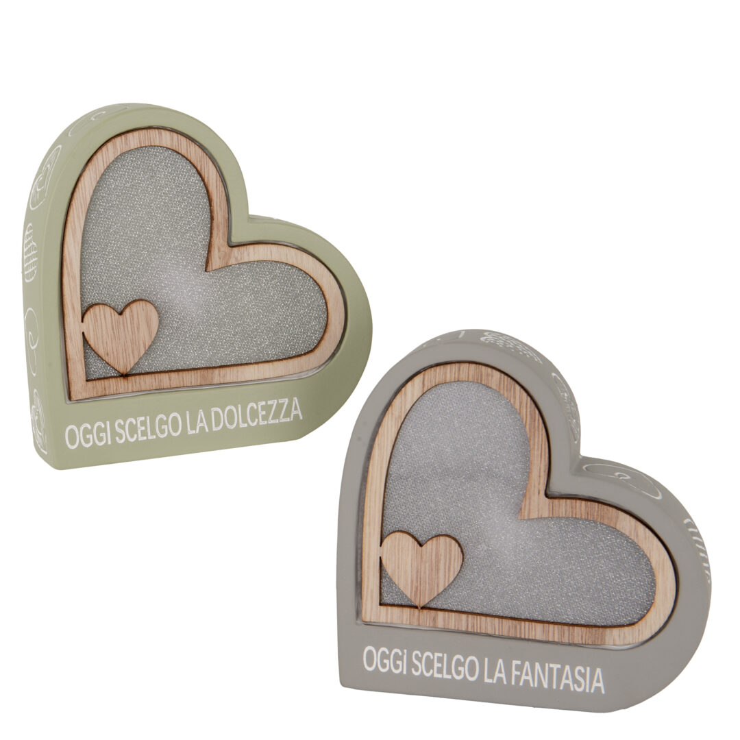 BOMBONIERA MATRIMONIO CUORE LED CON FRASE ASSORTITI