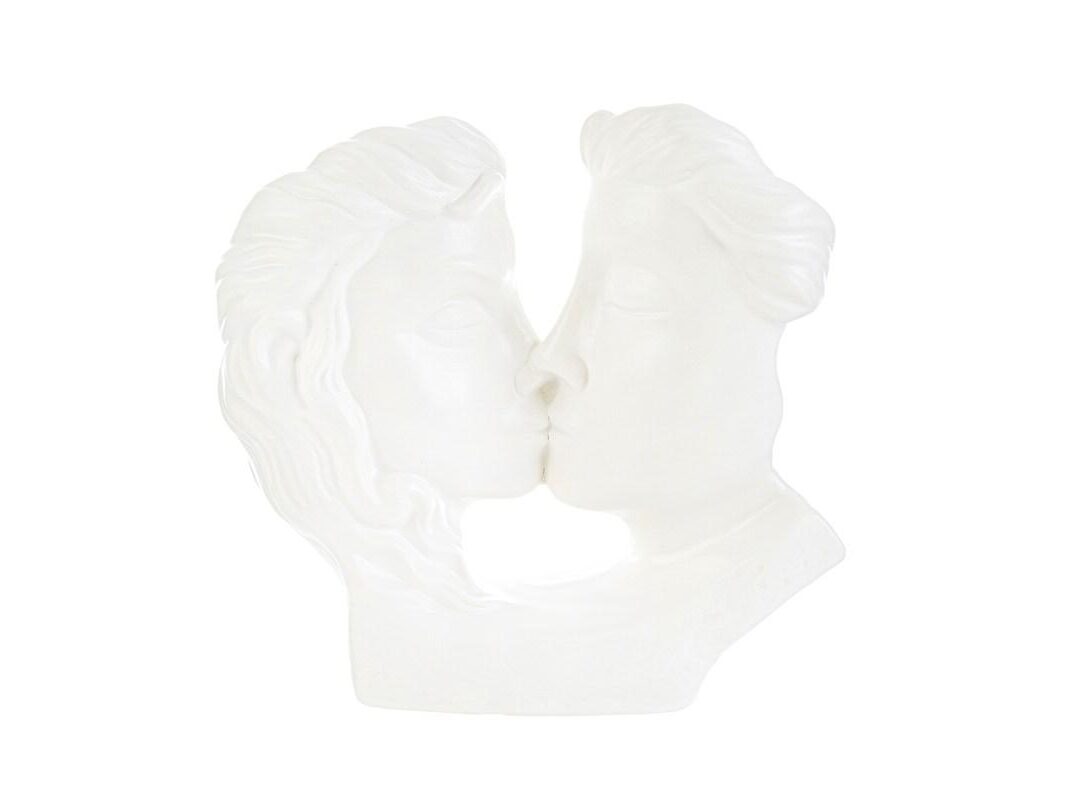 BOMBONIERA MATRIMONIO COPPIA BACIO SPOSI PORCELLANA
