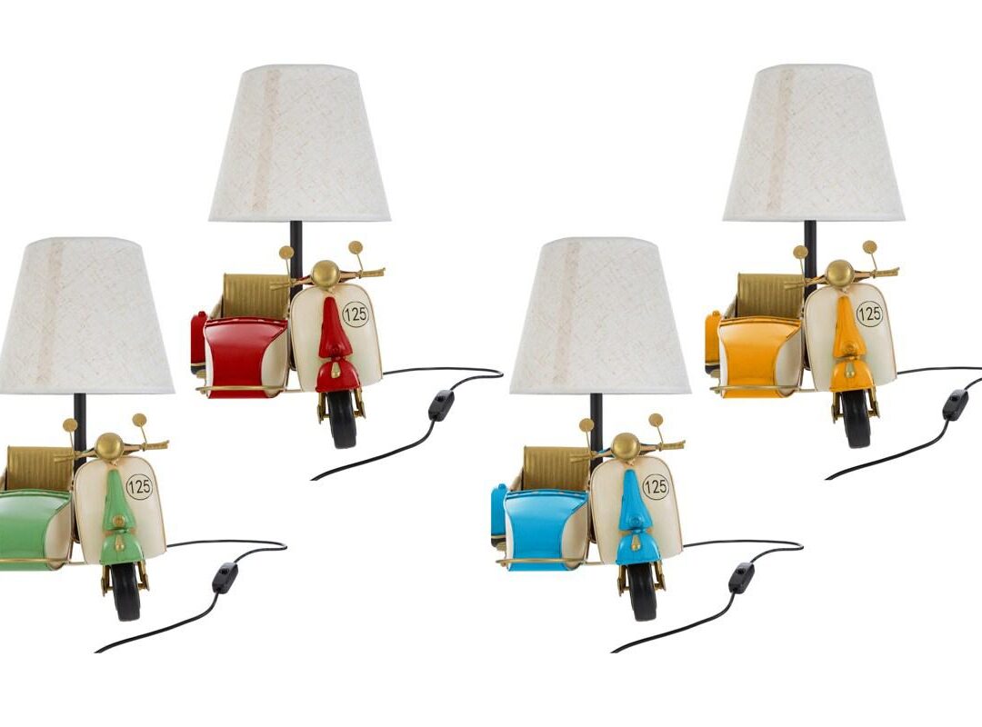IDEA REGALO LAMPADA MODO VINTAGE COLLEZIONE  4 COLORI