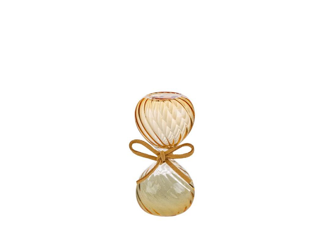 BOMBONIERA MATRIMONIO CLESSIDRA CON ASTUCCIO COLORE AMBRA