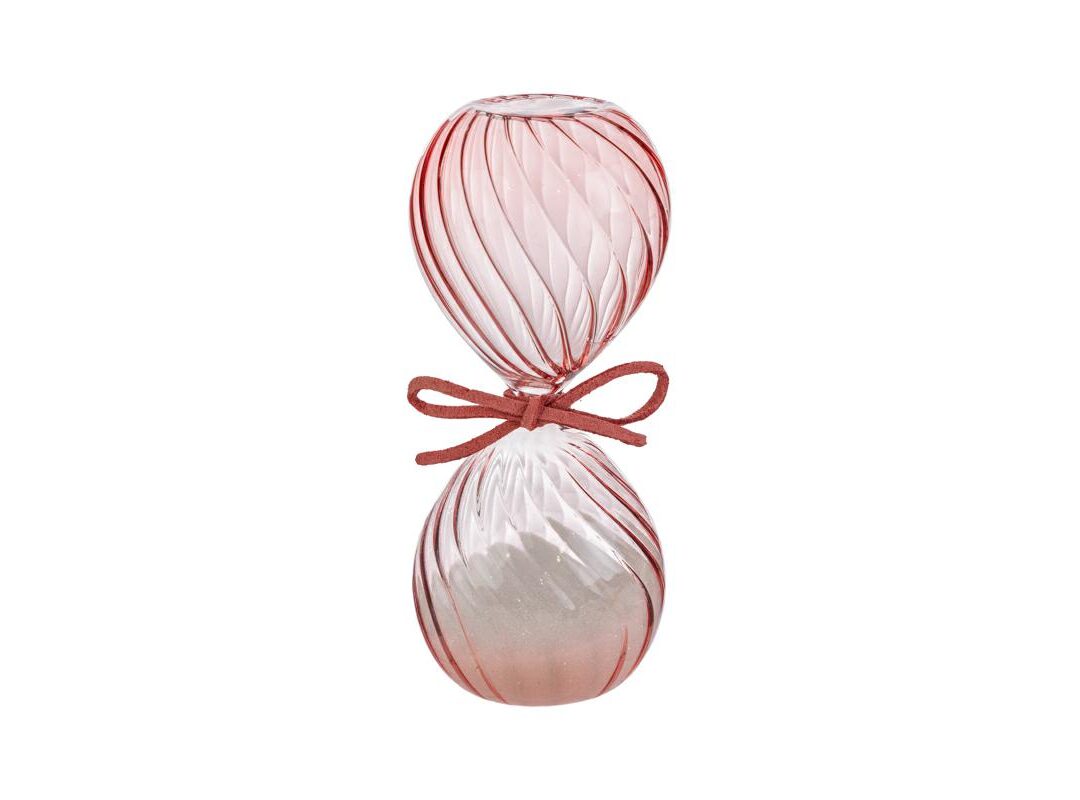 BOMBONIERA MATRIMONIO CLESSIDRA CON ASTUCCIO COLORE ROSA