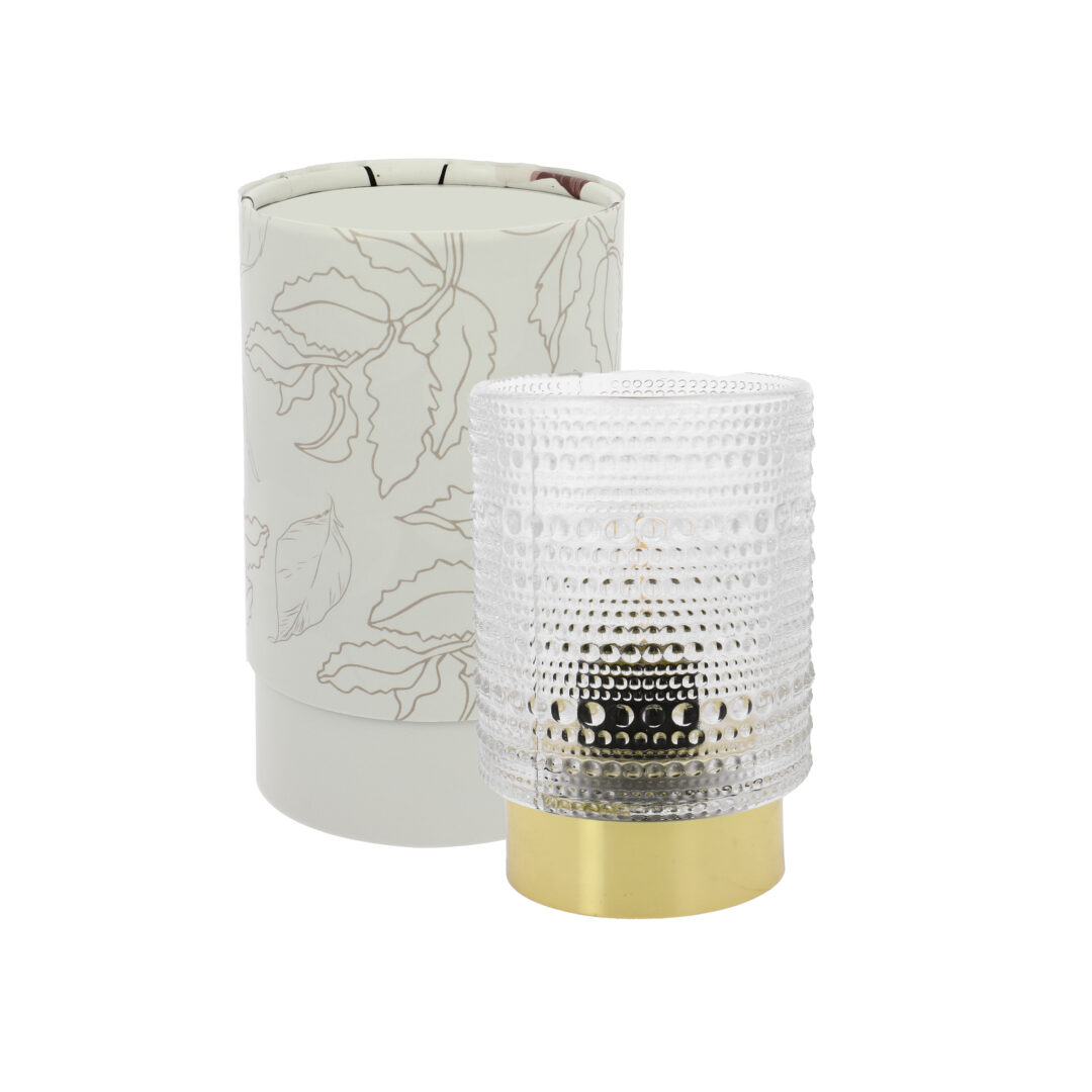 Bomboniera Matrimonio Crilù Lampada Led Vetro Gocce con Box