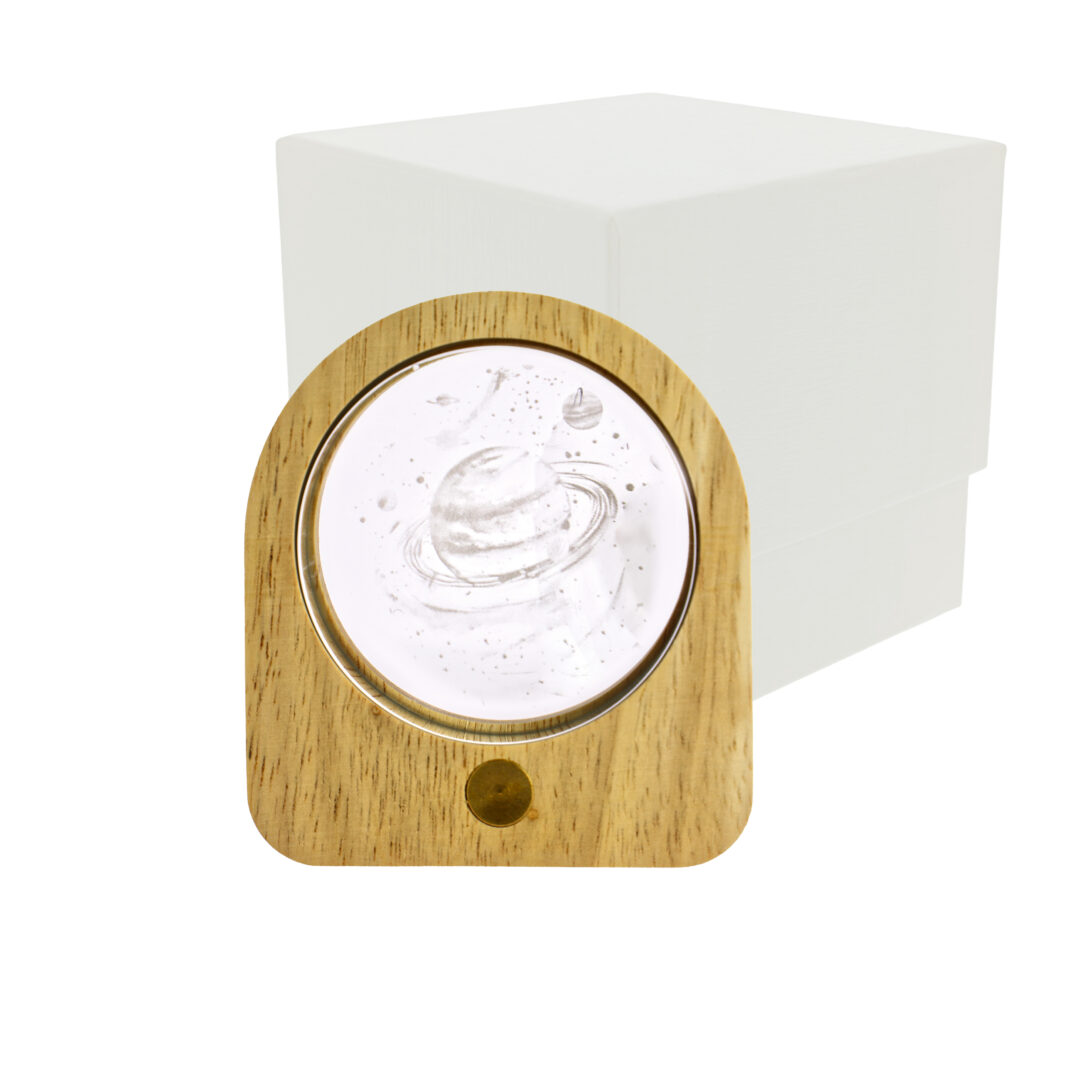 Bomboniera Matrimonio Crilù Lampada Ovale Led Mappamondo con Astuccio