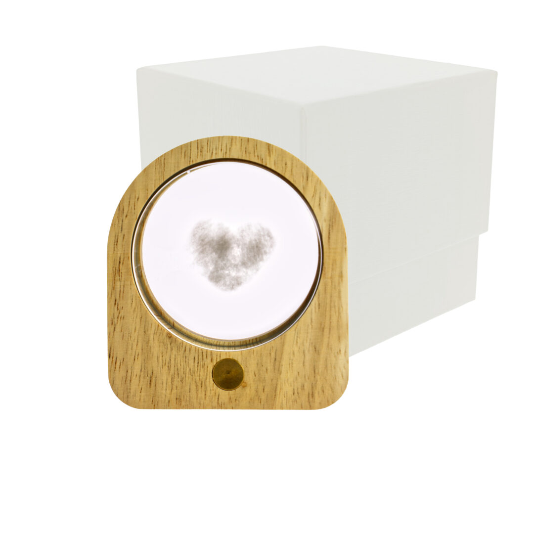 Bomboniera Matrimonio Crilù Lampada Ovale Led Cuore con Astuccio