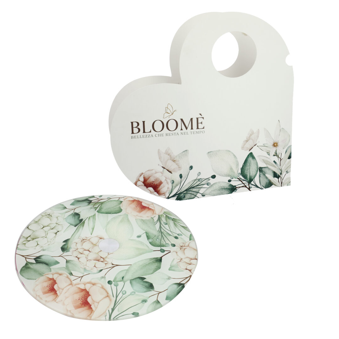 Bomboniera Matrimonio Crilù Tagliere Girevole Decorato con Astuccio