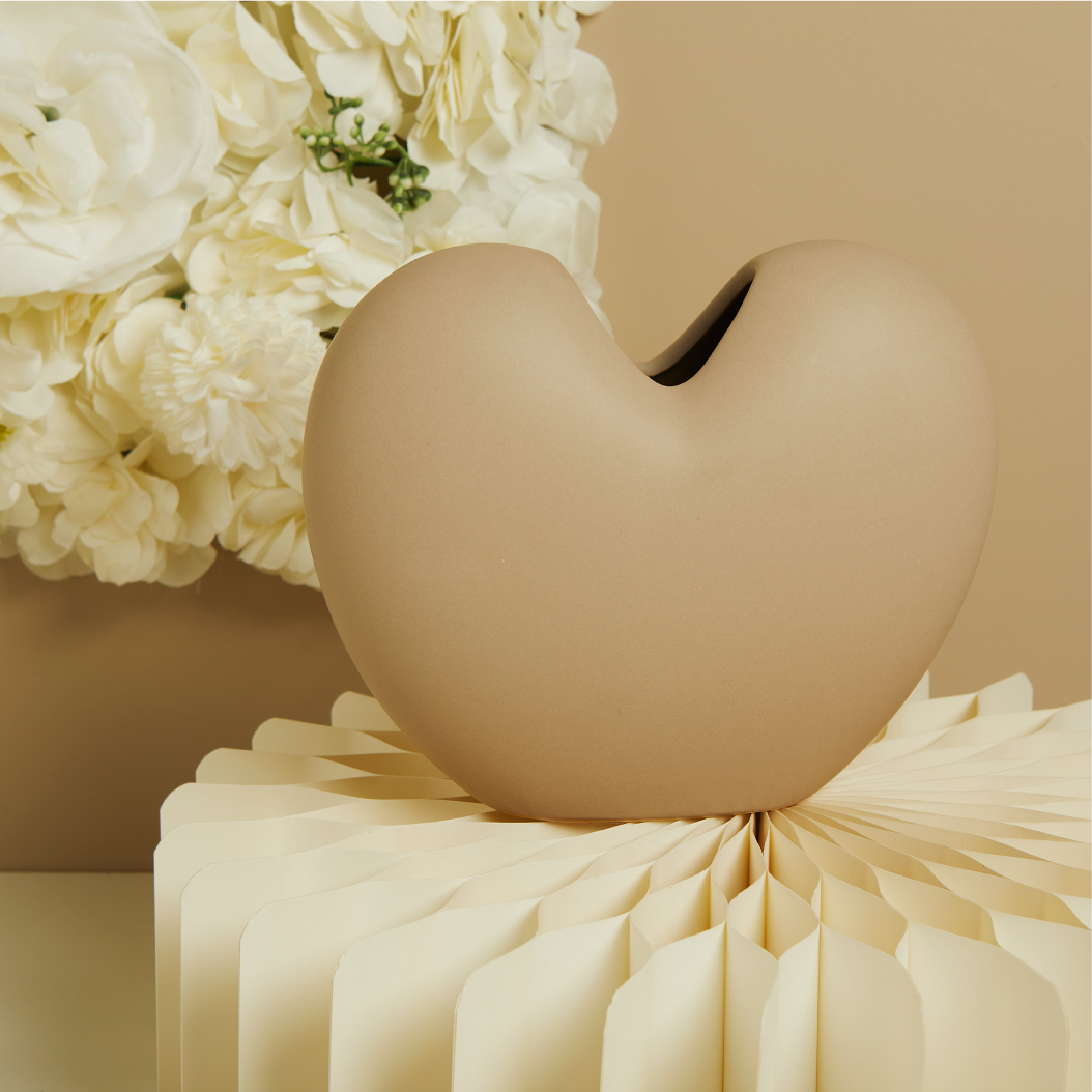 Vaso Cuore in porcellana Bomboniera Matrimonio Claraluna 2026