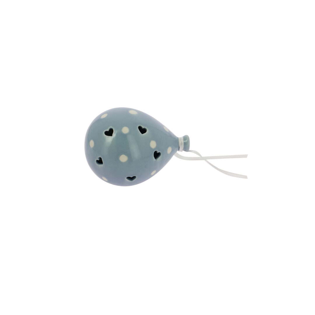 Bomboniera Battesimo Palloncino Poie Led Celeste