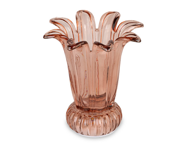 Bomboniera Cupido Lampada-Vaso Fiore Rosa C/Led