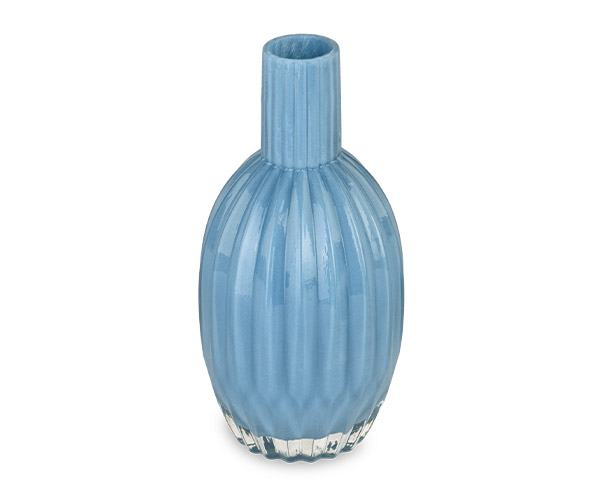Bomboniera Cupido Vaso Righe Avio C/Scatola