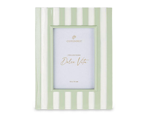 Bomboniera Cupido Portafoto Dolce Vita Salvia