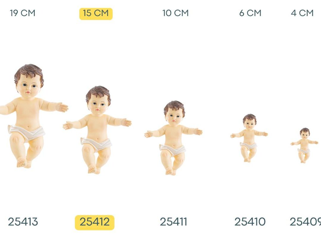 Gesu' Bambino In Resina 15 Cm