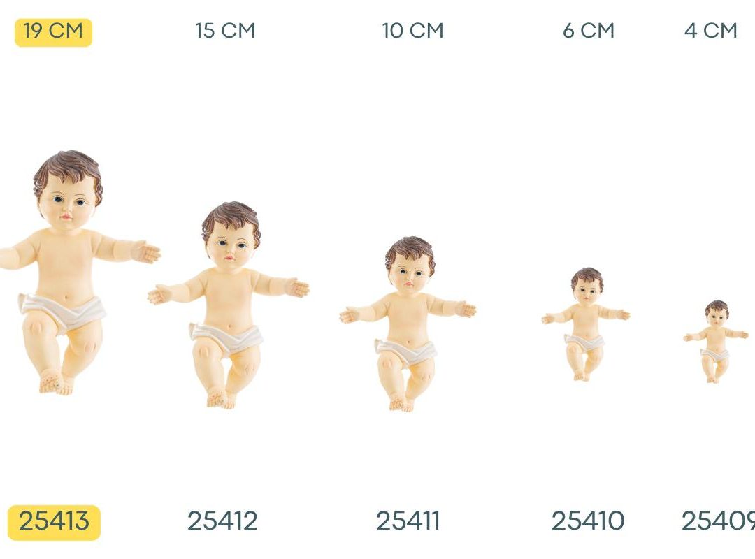Gesu' Bambino In Resina 19 Cm