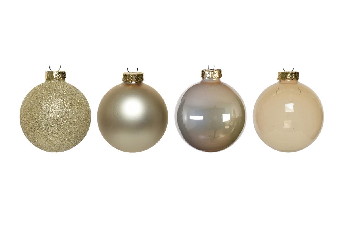 Set 42 Palline Vetro Natale Perlato Ass.D.7Cm - immagine 2