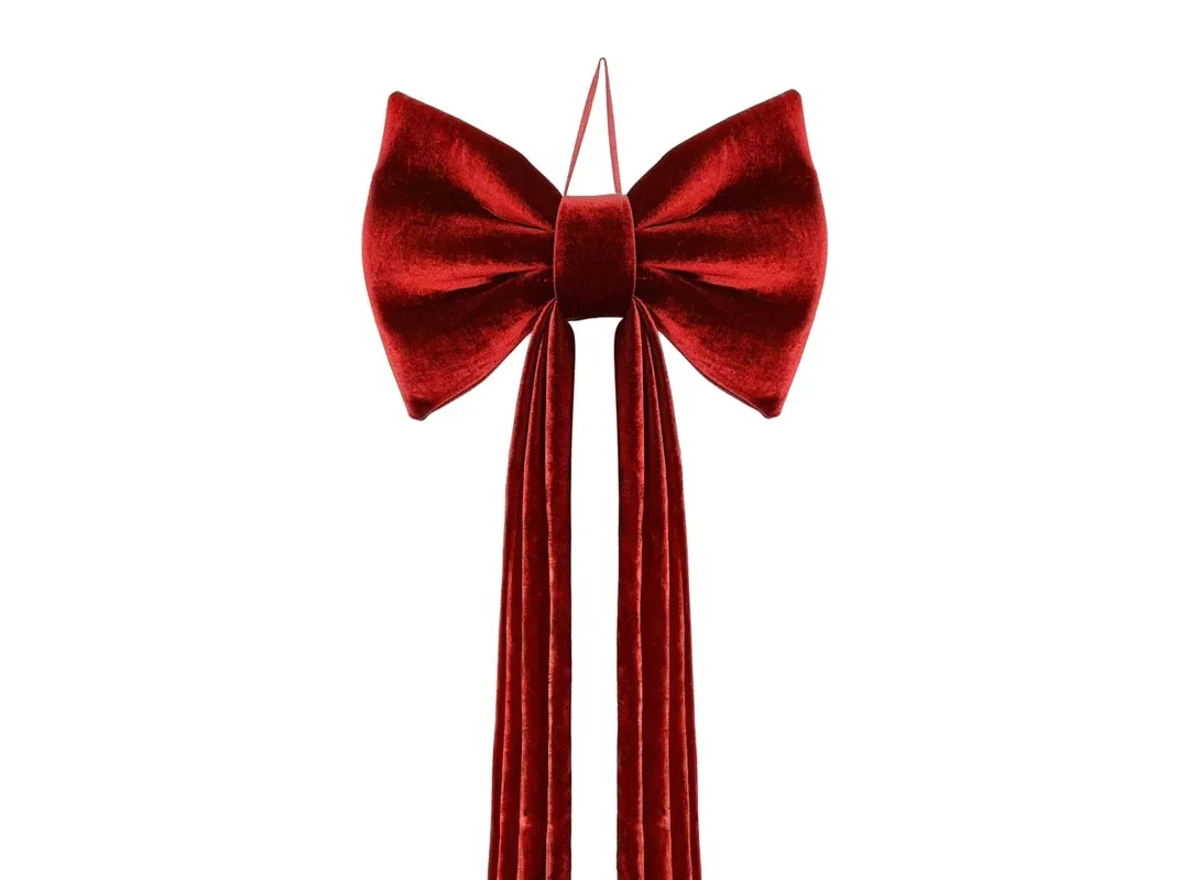 Appendino Fiocco Velluto Rosso 62X180Cm