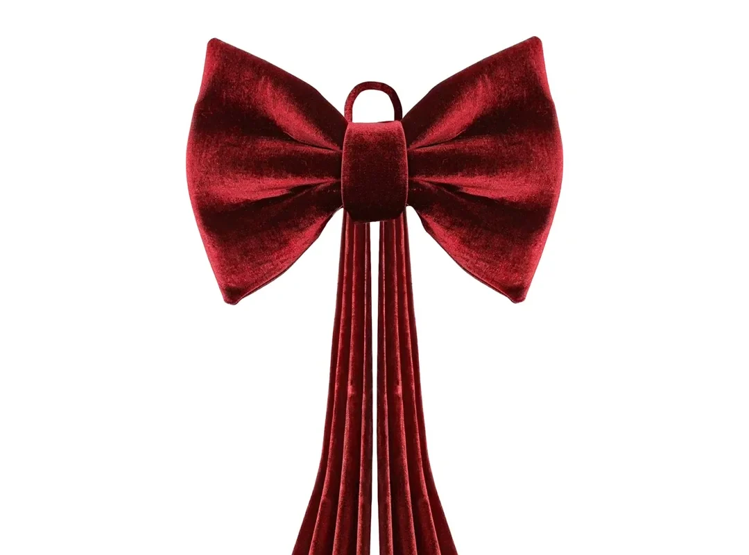 Appendino Fiocco Velluto Rosso 85X270Cm