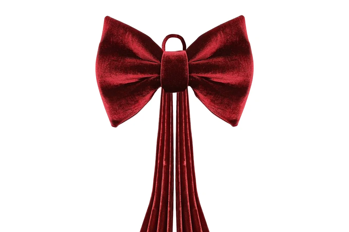 Appendino Fiocco Velluto Rosso 85X270Cm Appendino Fiocco Velluto Rosso 85X270Cm