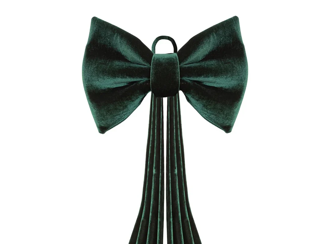 Appendino Fiocco Velluto Verde 85X270Cm