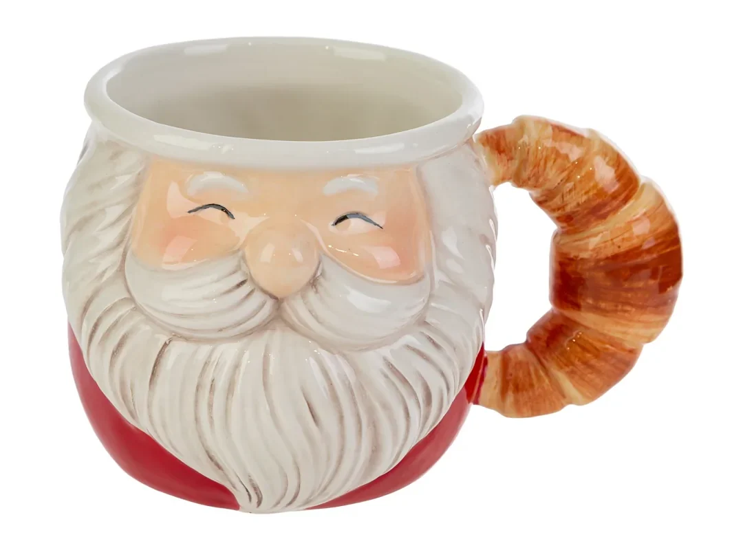 Babbo Natale In Ceramica 13X17Xh.10Cm
