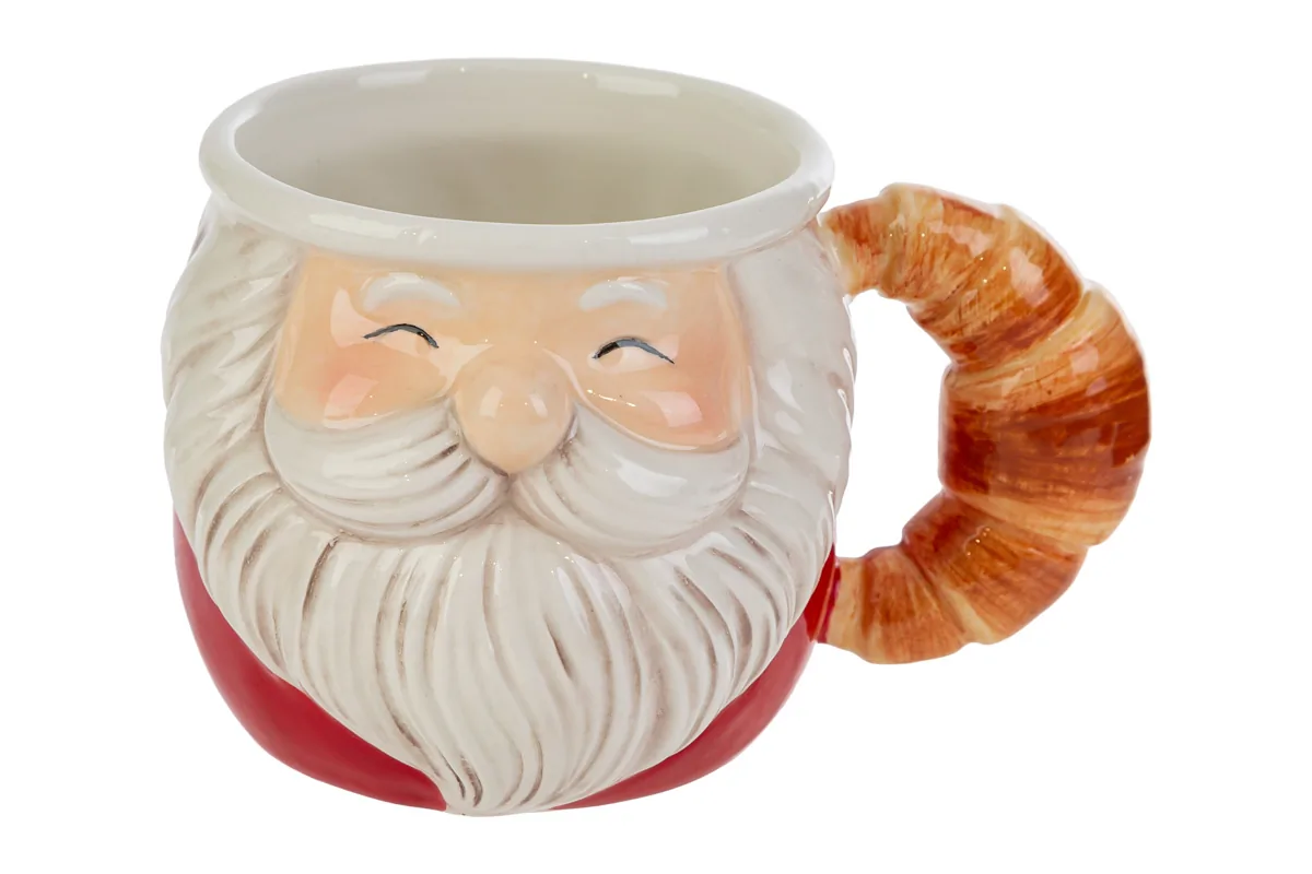 Babbo Natale In Ceramica 13X17Xh.10Cm Babbo Natale In Ceramica 13X17Xh.10Cm