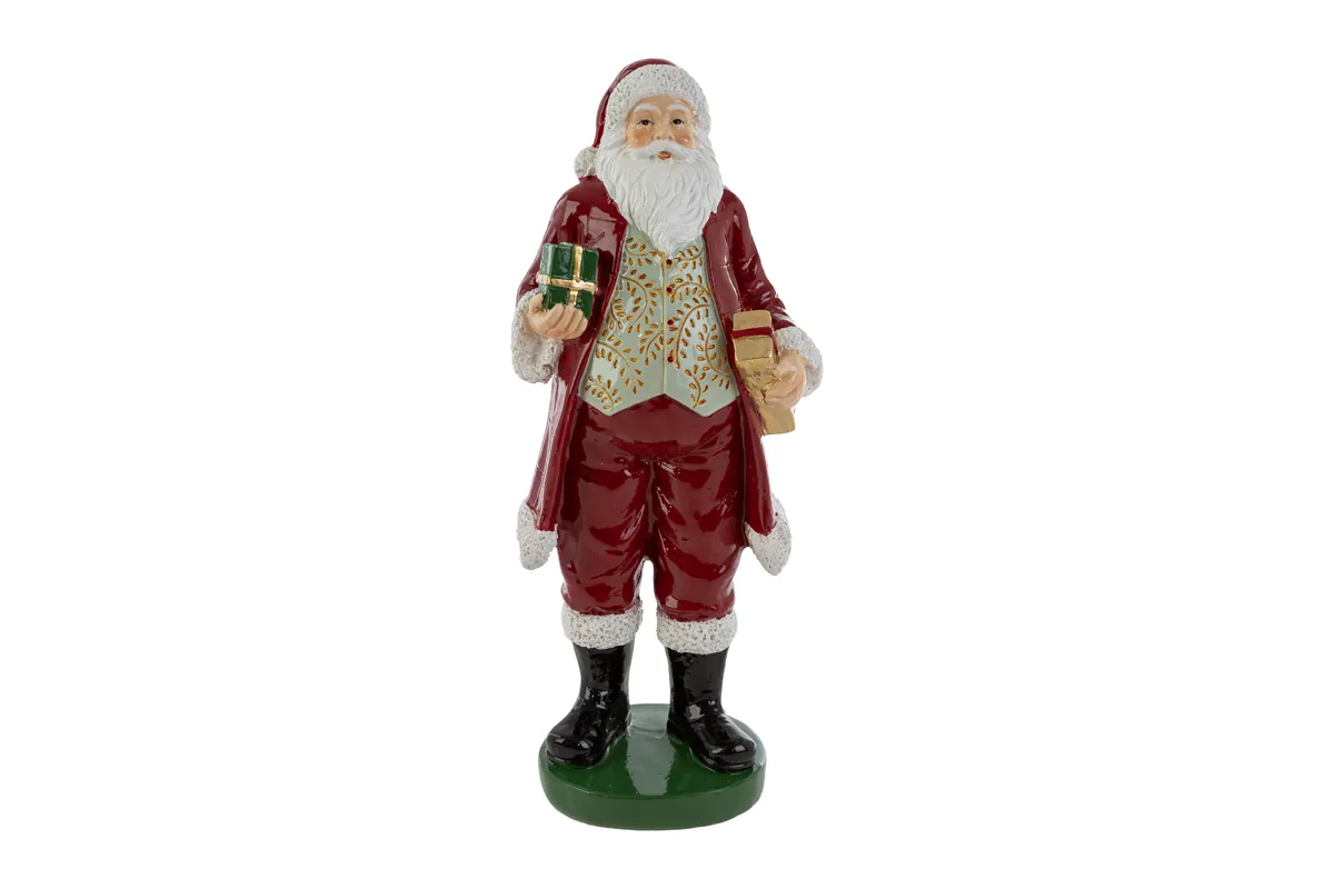 Babbo Natale Resina 10X9Xh.24Cm