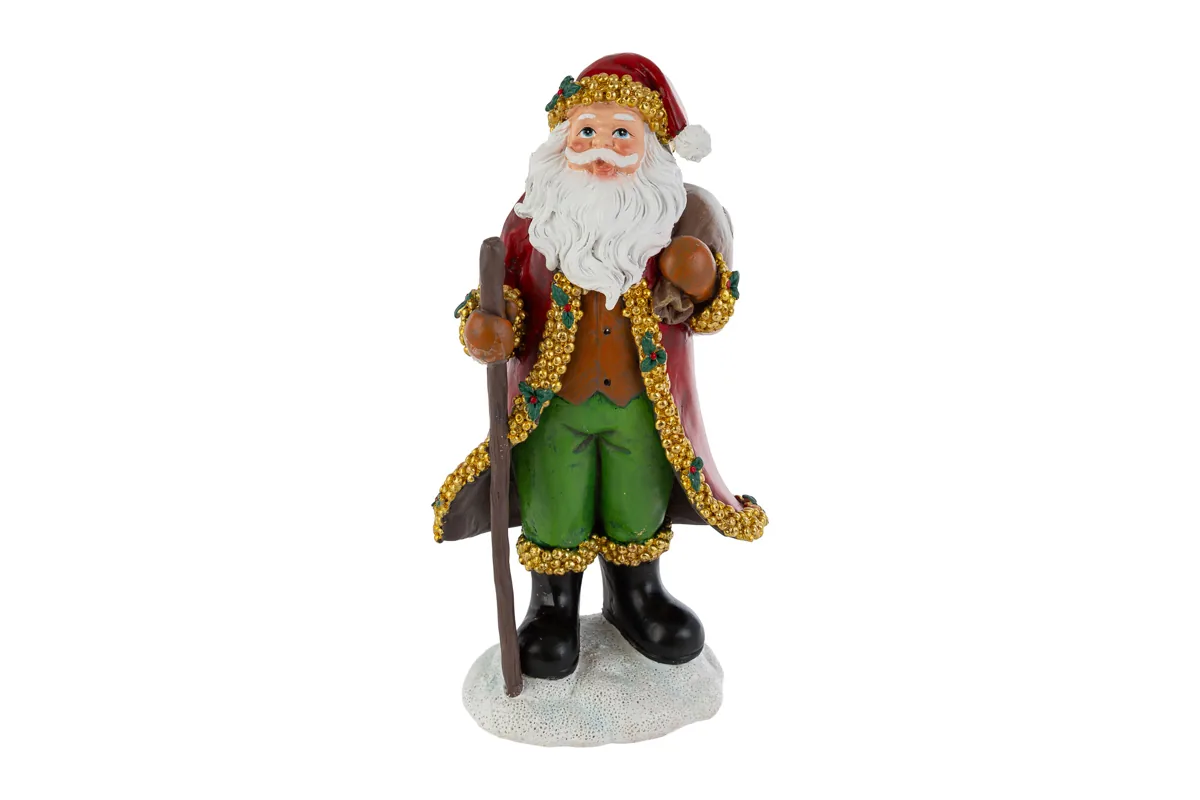 Babbo Natale Resina 14X11Xh.26,5Cm