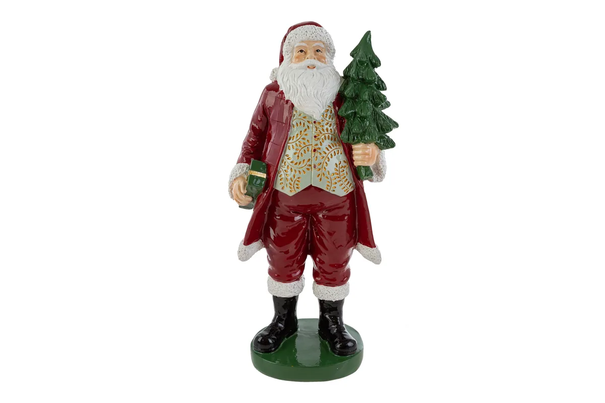 Babbo Natale Resina 15X11Xh.32,5Cm