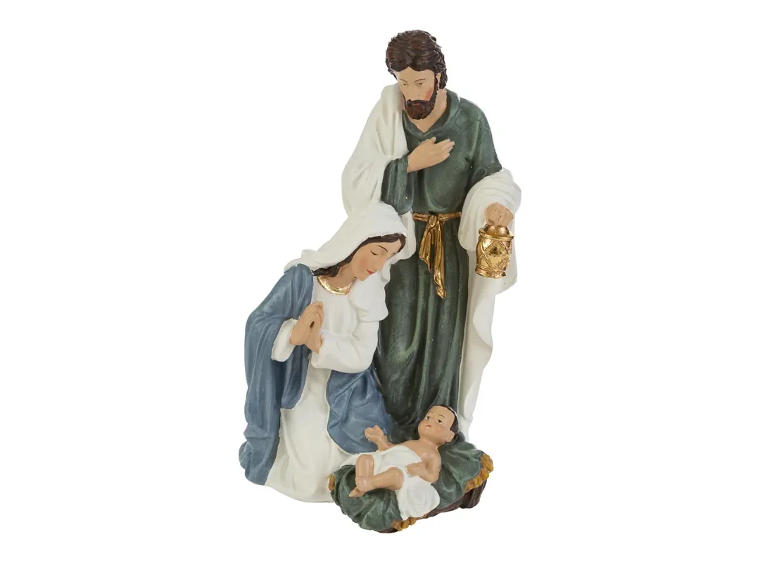 Sacra Famiglia Resina 10,5X11X20Cm