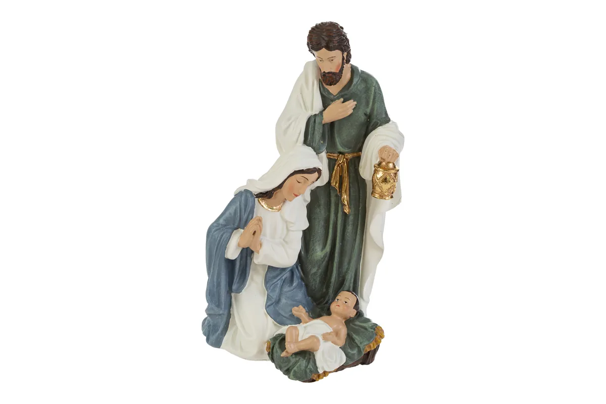 Sacra Famiglia Resina 10,5X11X20Cm